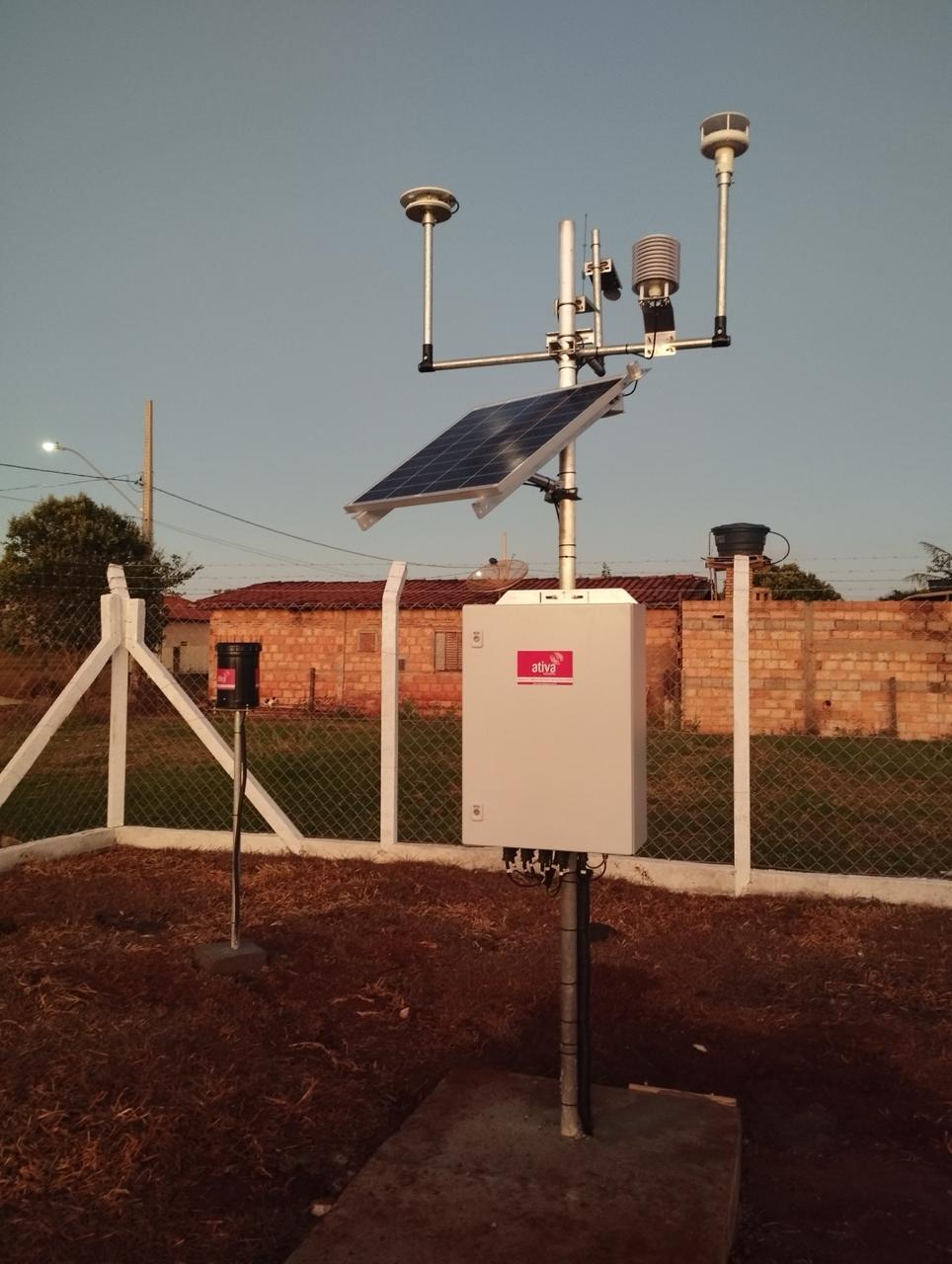 Estação meteorológica em Aparecida de Minas