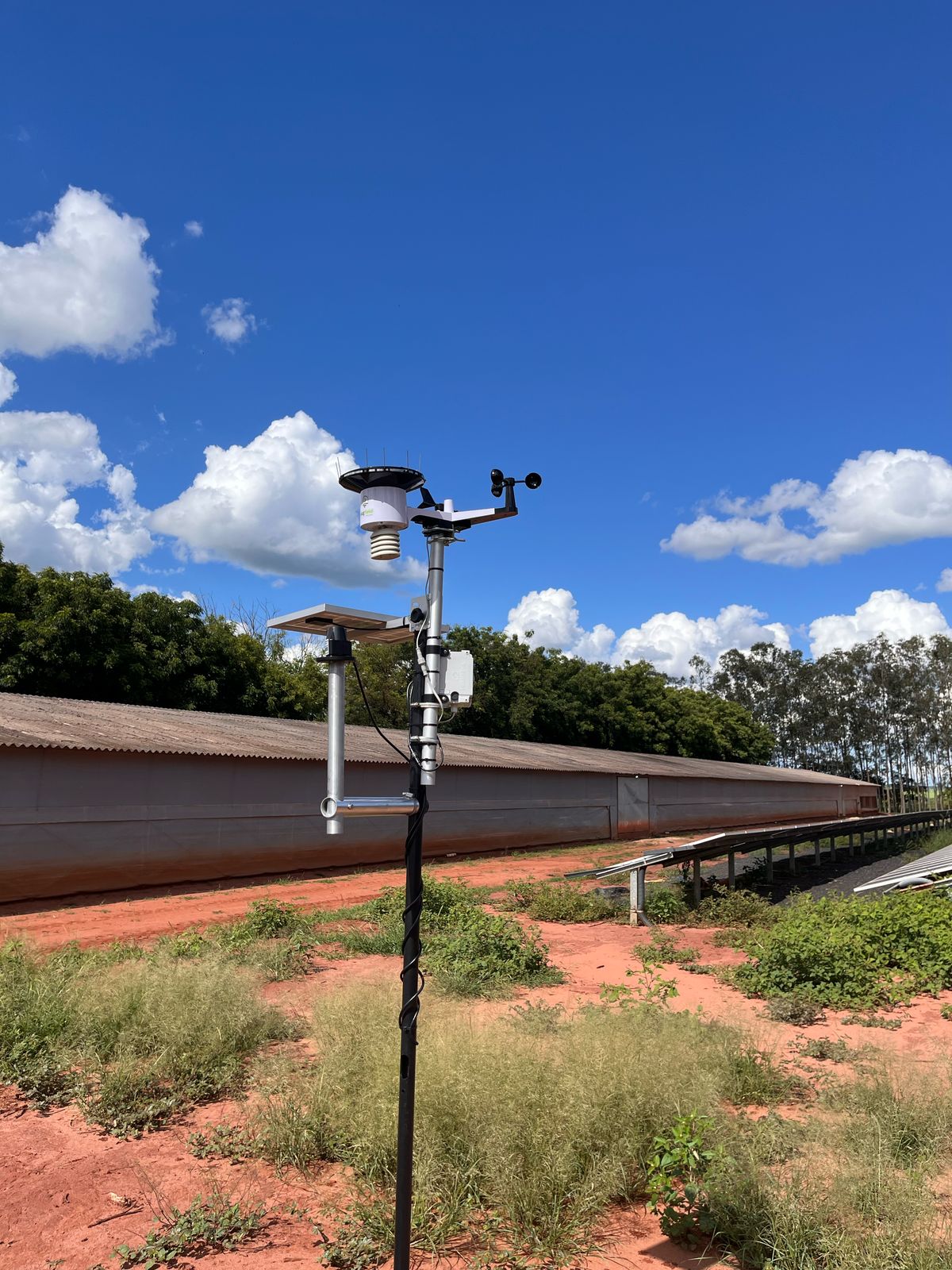 Estação meteorológica em Prata, MG