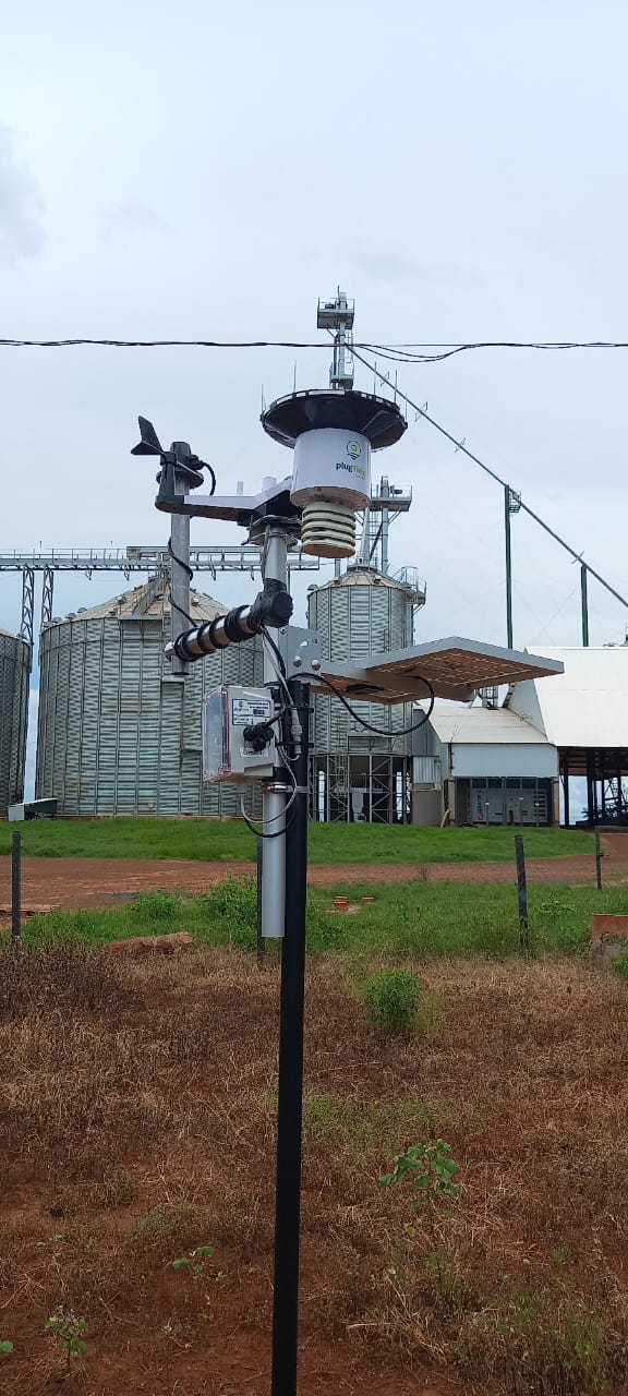 Estação meteorológica em São Francisco de Sales, MG